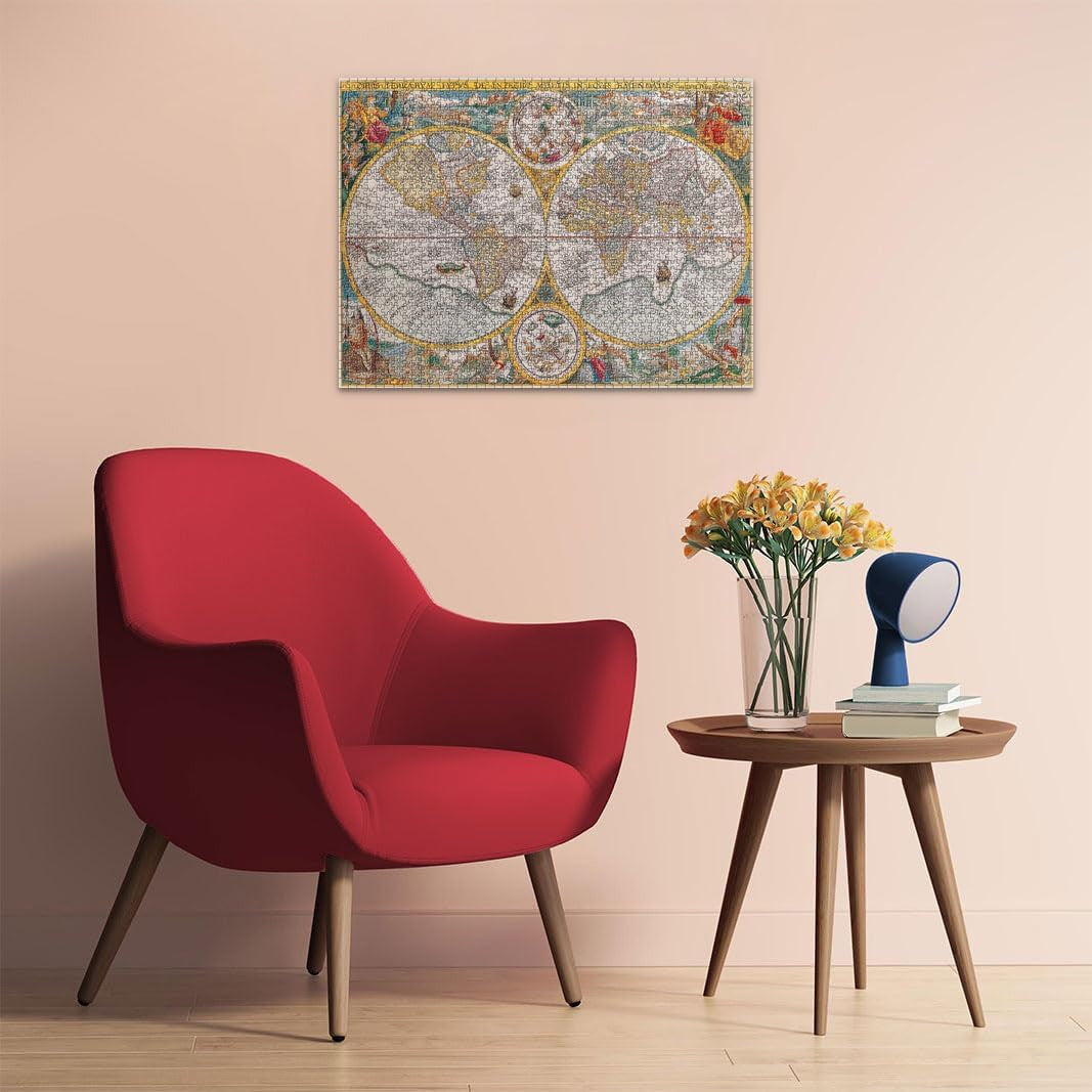 Puzzle Mapa Mundi Histórico 1500 piezas - Ravensburger