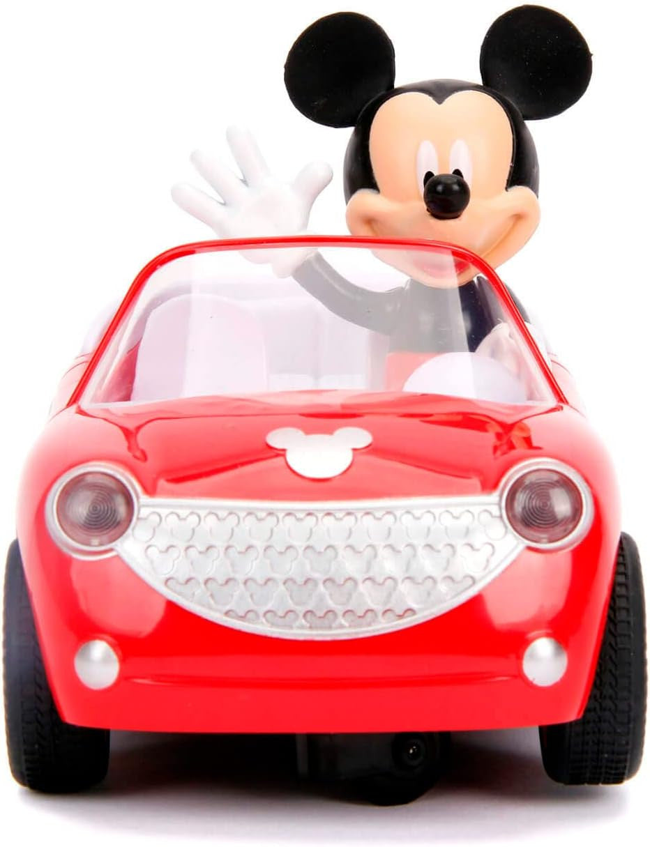 Vehículo radiocontrol mickey roadster color rojo - jada