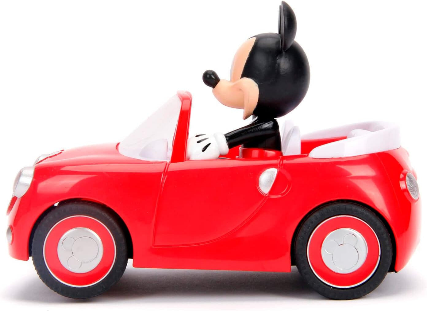 Vehículo radiocontrol mickey roadster color rojo - jada