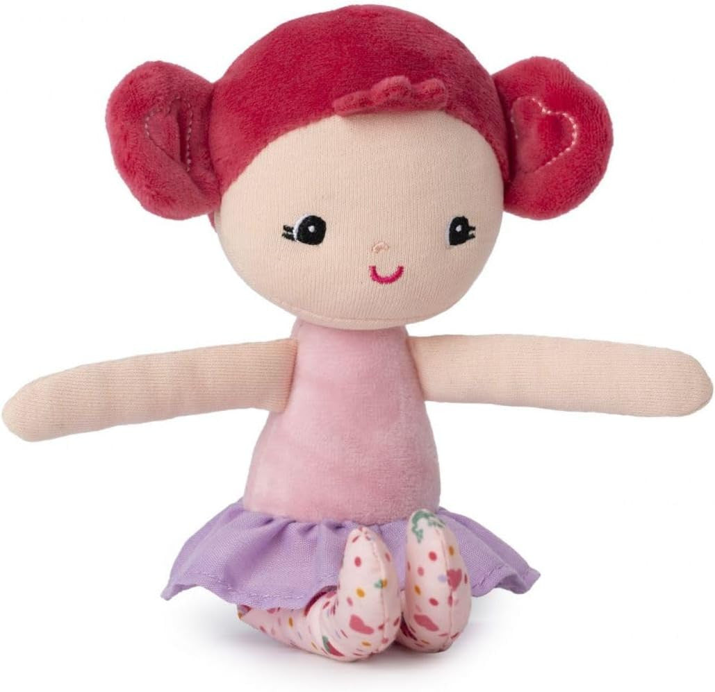 Muñeca de trapo Aline con bolso de corazón - Lilliputiens