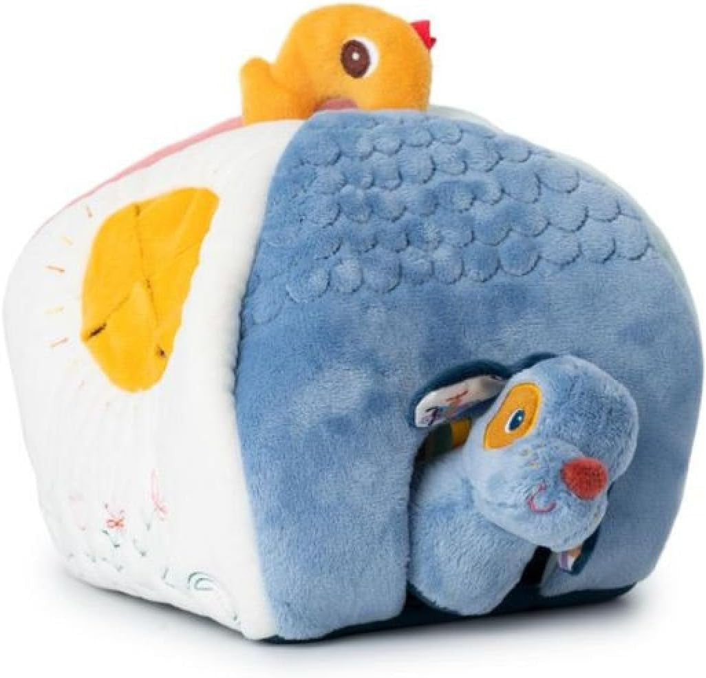 Casa de peluche del Perro Jules y 4 sonajeros - Lilliputiens