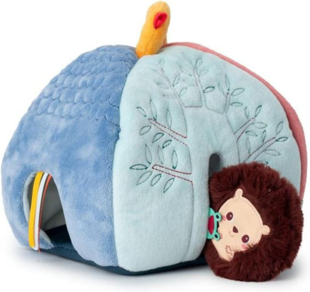Casa de peluche del Perro Jules y 4 sonajeros - Lilliputiens