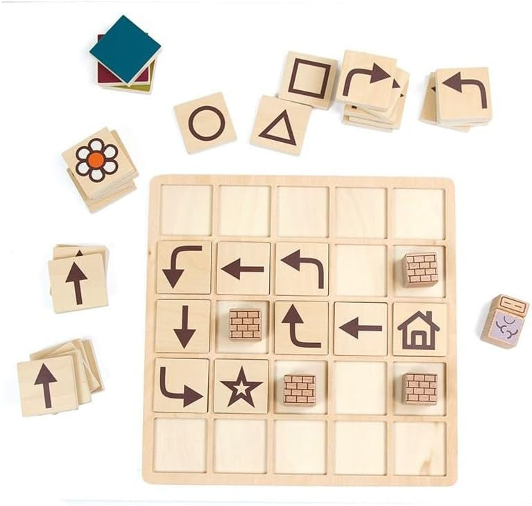 Juego Pedagógico de secuencias - Mi primer Juego de Codigos - Andreu Toys