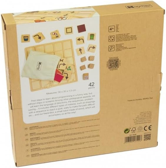 Juego Pedagógico de secuencias - Mi primer Juego de Codigos - Andreu Toys