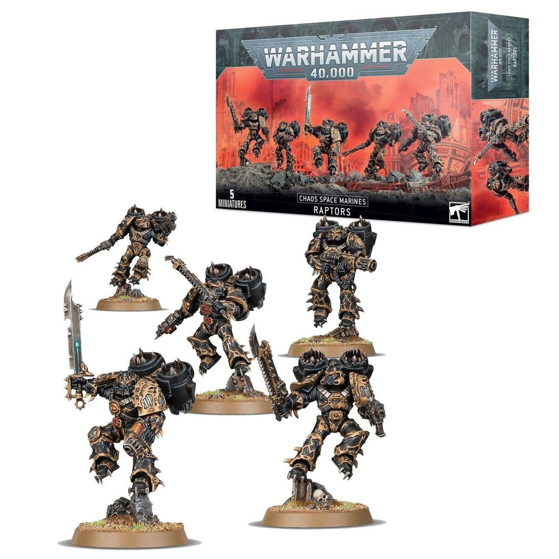 Miniaturas - Chaos Space Marines - Raptors - Warhammer 43-13