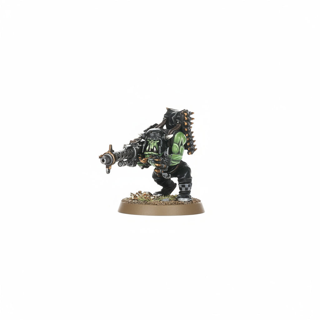 Ork Boyz Warhammer 40k – 11 figuras con sluggas, choppas y bases 32 mm