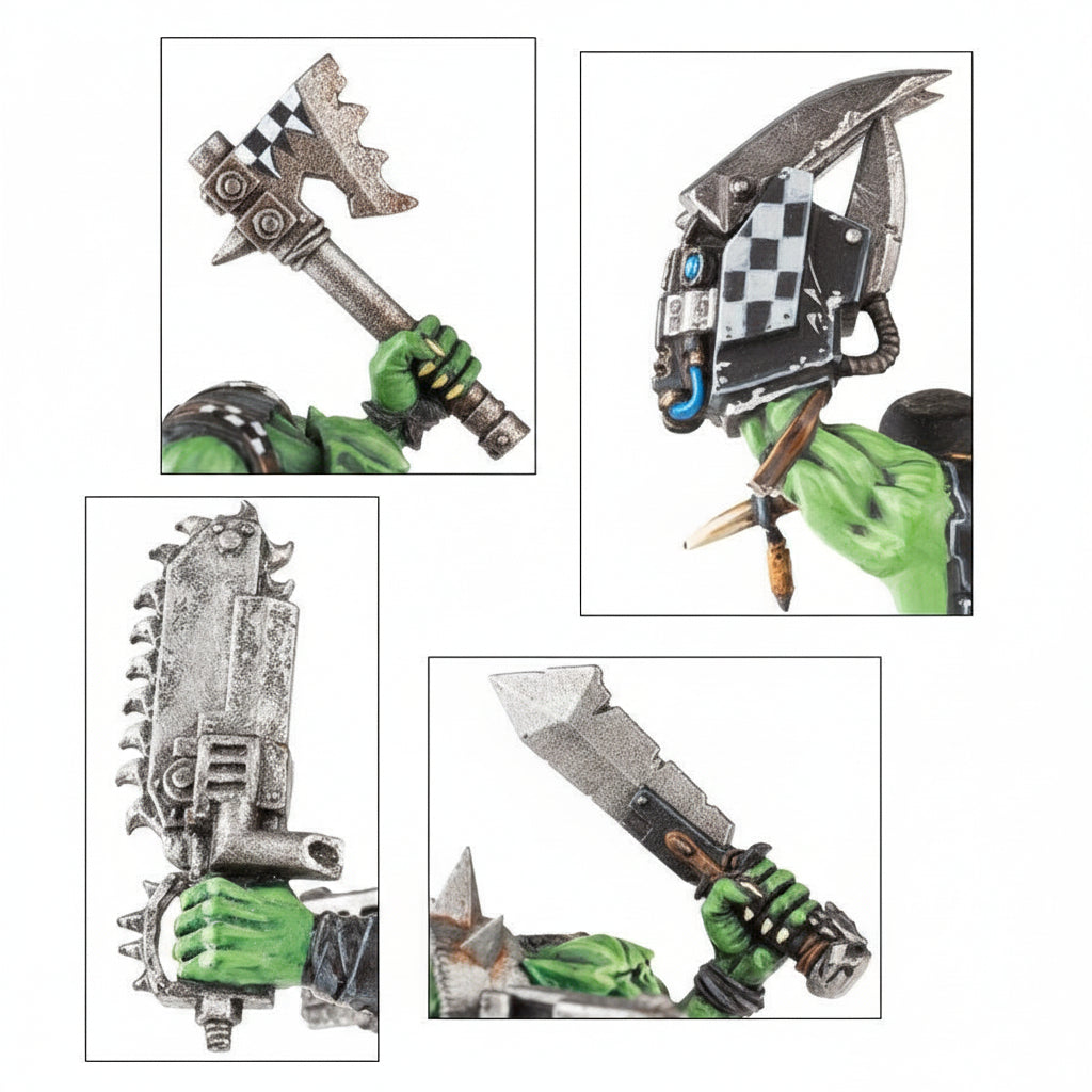 Caja Ork Boyz Warhammer 40.000 – contenido completo 11 miniaturas plástico
