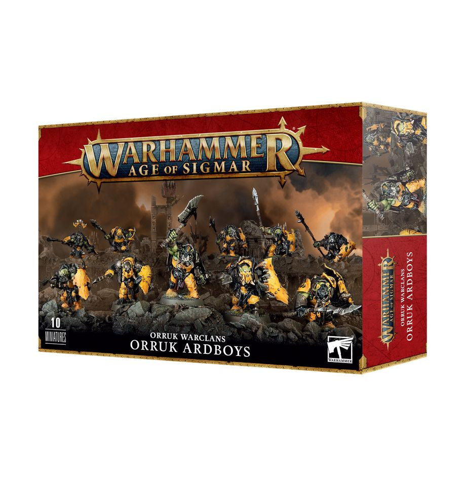 Miniaturas - Age of Sigmar - Orruk Warclans - Orruk Ardboys - Warhammer 89-61
