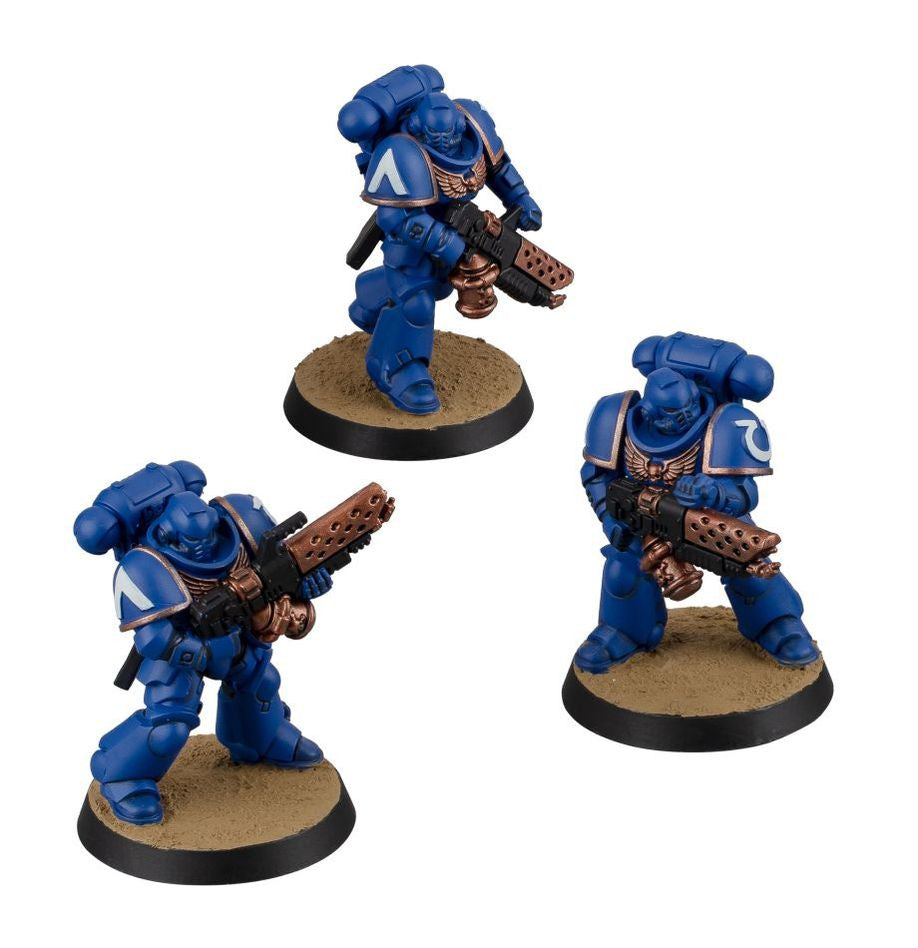 Marines Infernus + Pinturas Citadel – Warhammer 40.000 | Set Iniciación Ultramarines