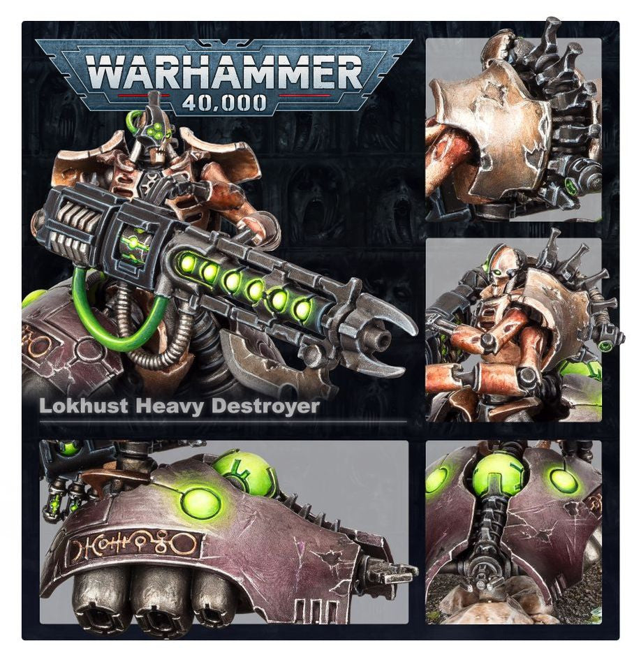 Miniaturas - Necrons - Destructor Pesado Lokhust - Warhammer 49-28