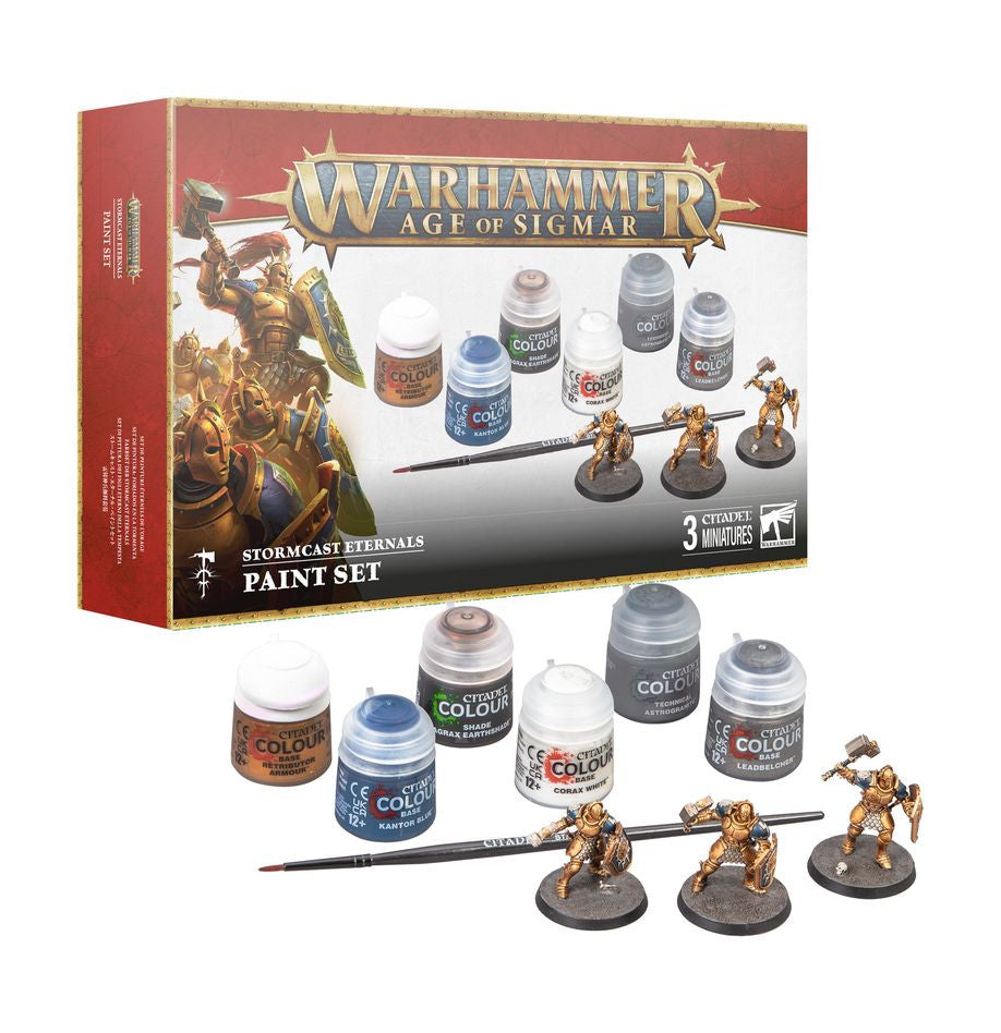 Miniaturas para pintar - Age of Sigmar - Stormcast Eternals - Paint Set - Warhammer 60-10