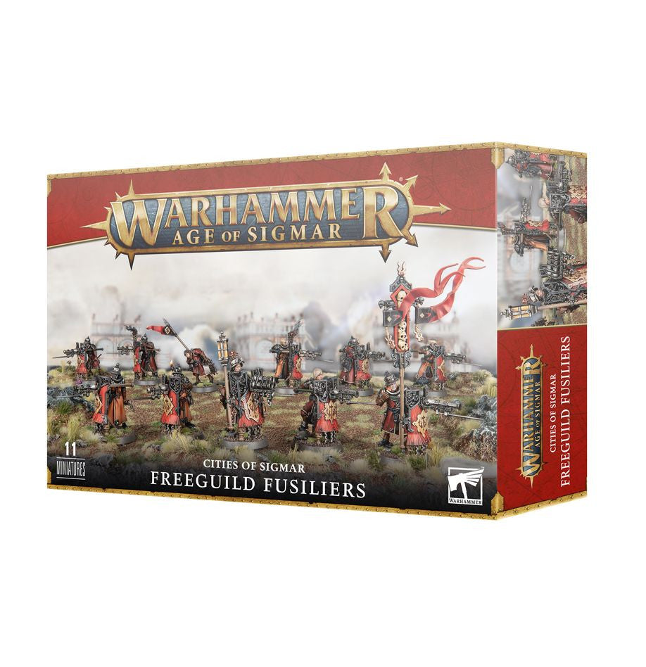 Miniaturas Cities Of Sigmar - Freeguild Fusiliers - Fusileros Libres -Warhammer 86-19