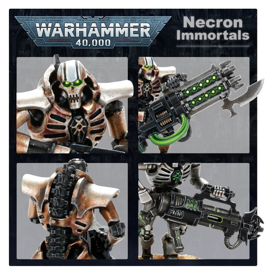 Miniaturas para pintar - Necrons Inmortales - Warhammer 49-10