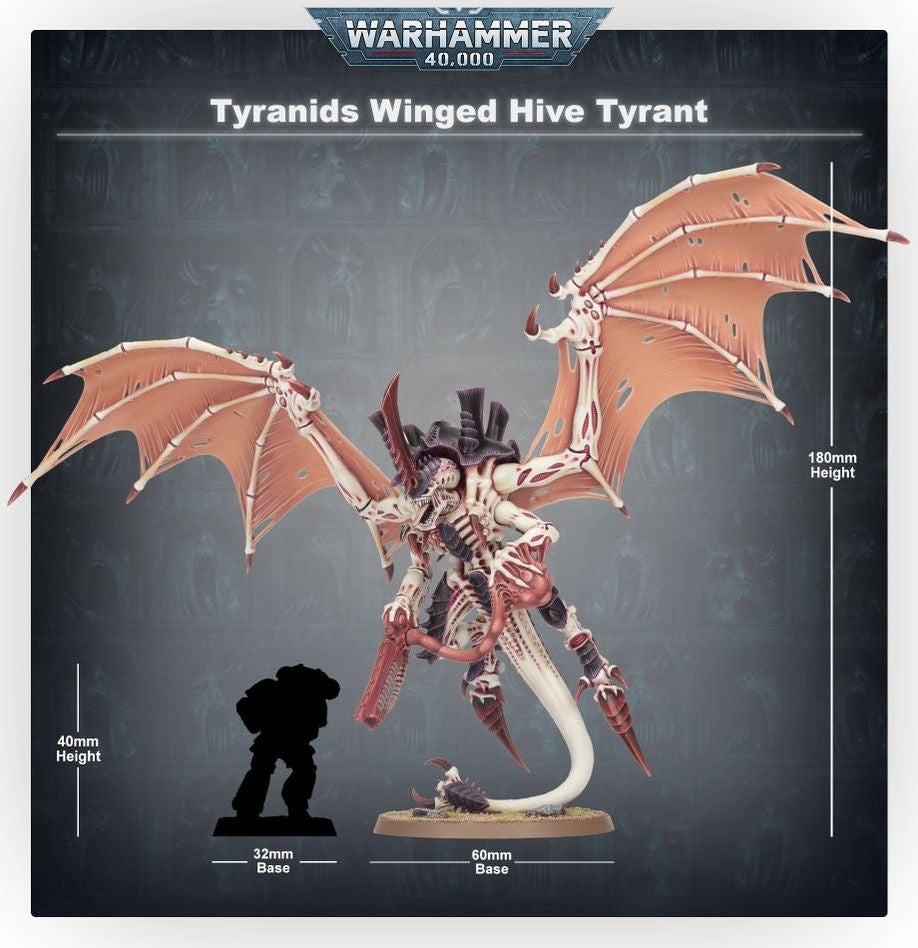 Miniatura tirano de enjambre alado - warhammer 51-08