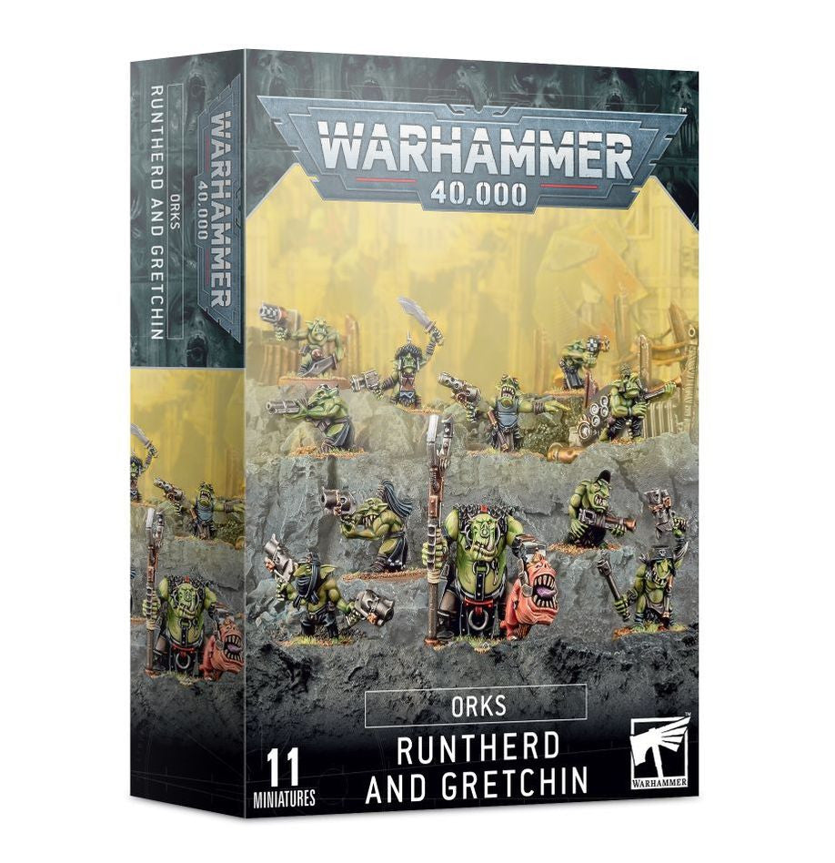 Miniaturas Orks Runtherd and Gretchin - Warhammer 50-16