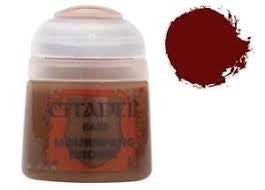 Pintura Citadel Base Mournfang Brown de 12 ml color marrón cálido para cuero, pelaje y miniaturas Warhammer - Educar Jugando - Warhammer 21-20