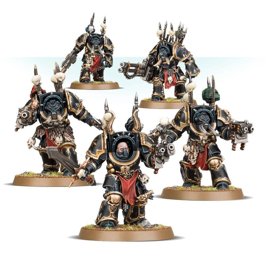 Miniaturas Warhammer 40K - Chaos Terminator Squad - Warhammer 43-19