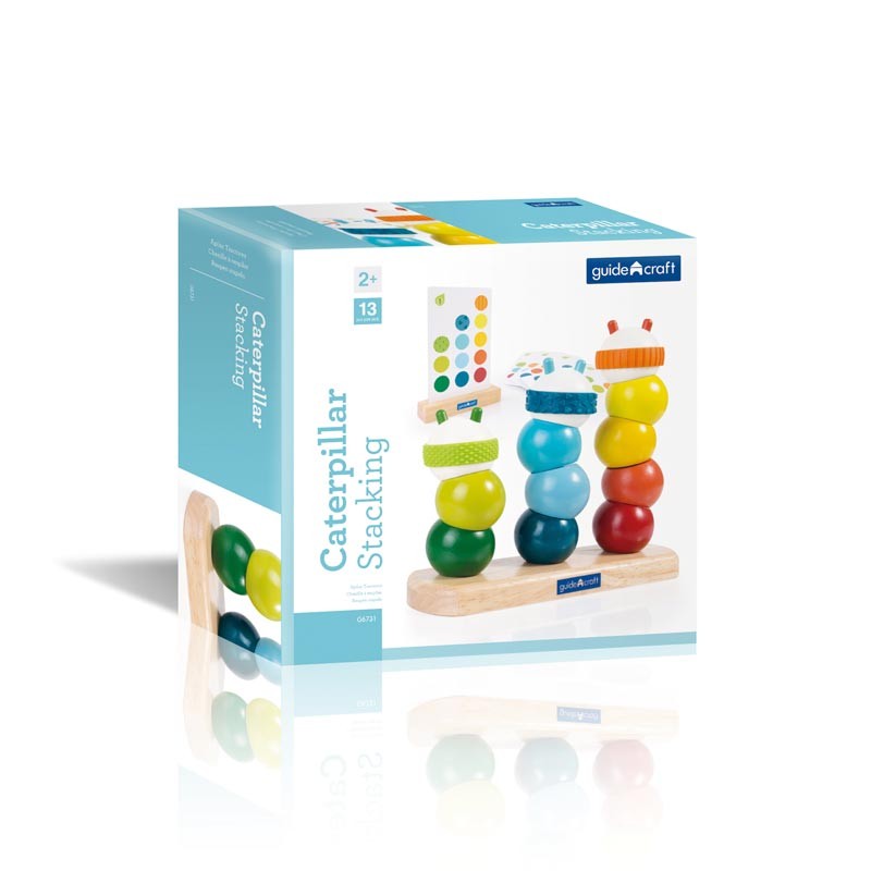 JUEGO APILABLE ORUGA DE MADERA - Guidecraft