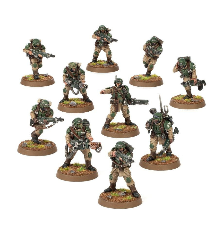 Miniaturas Warhammer - Astra Militarum Cadian Shock Troops - Warhammer 47-33