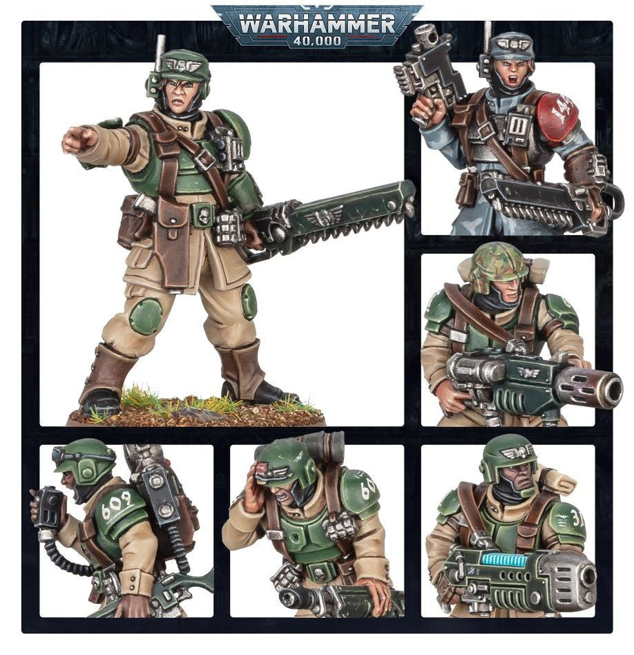 Miniaturas Warhammer - Astra Militarum Cadian Shock Troops - Warhammer 47-33