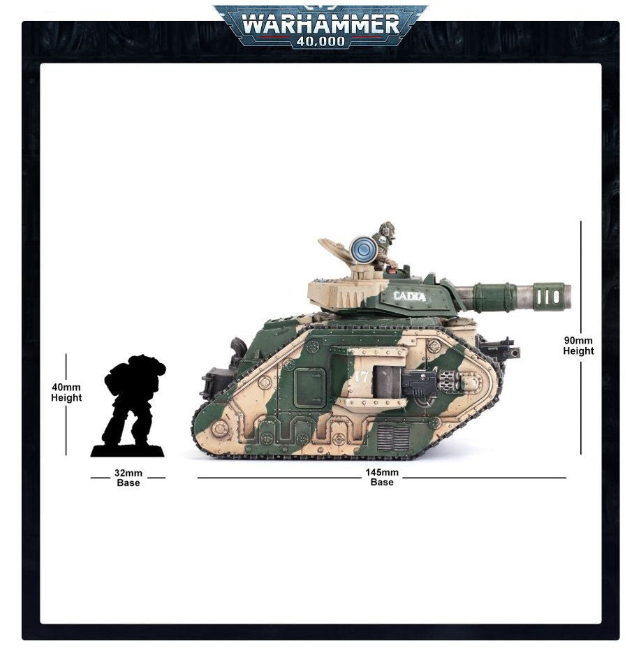 Tanque Miniatura Warhammer - Leman Russ Battle Tank - Warhammer 47-06