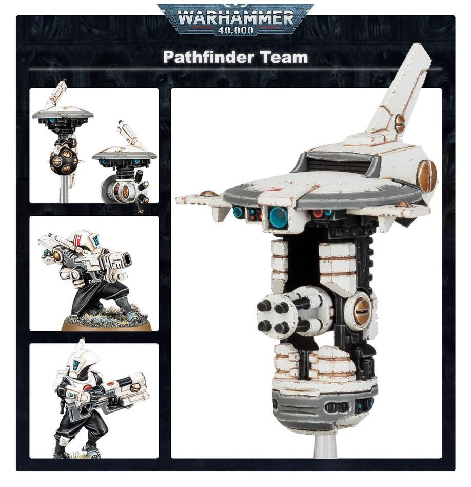 Miniaturas Warhammer - T'au Empire - Equipo de Rastreadores - Warhammer 56-09