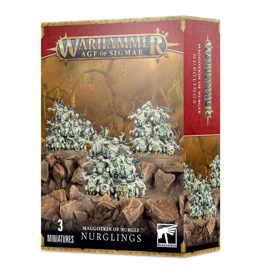 Miniaturas Maggotkin of Nurgle - Nurglings - Warhammer