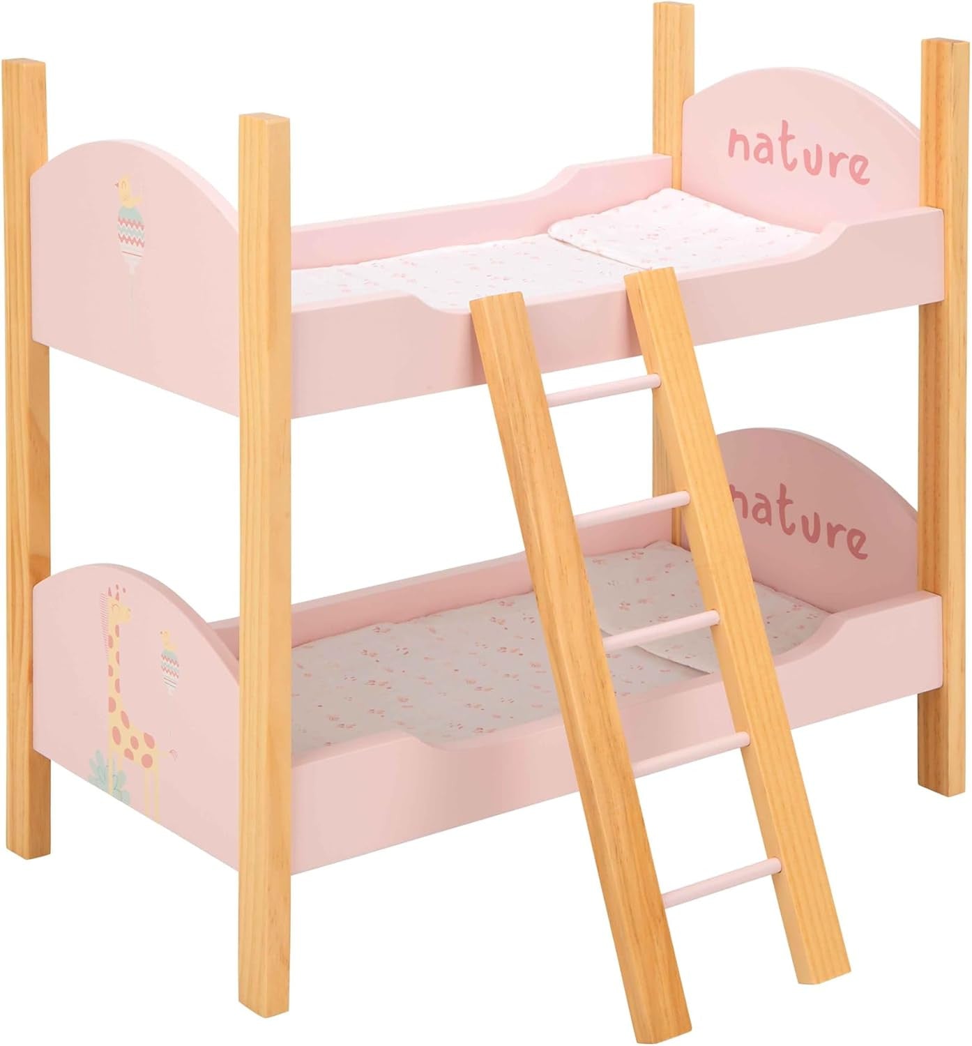 Accesorio Muñecas - Litera de Madera Colección Nature con Escalera - Arias 21582