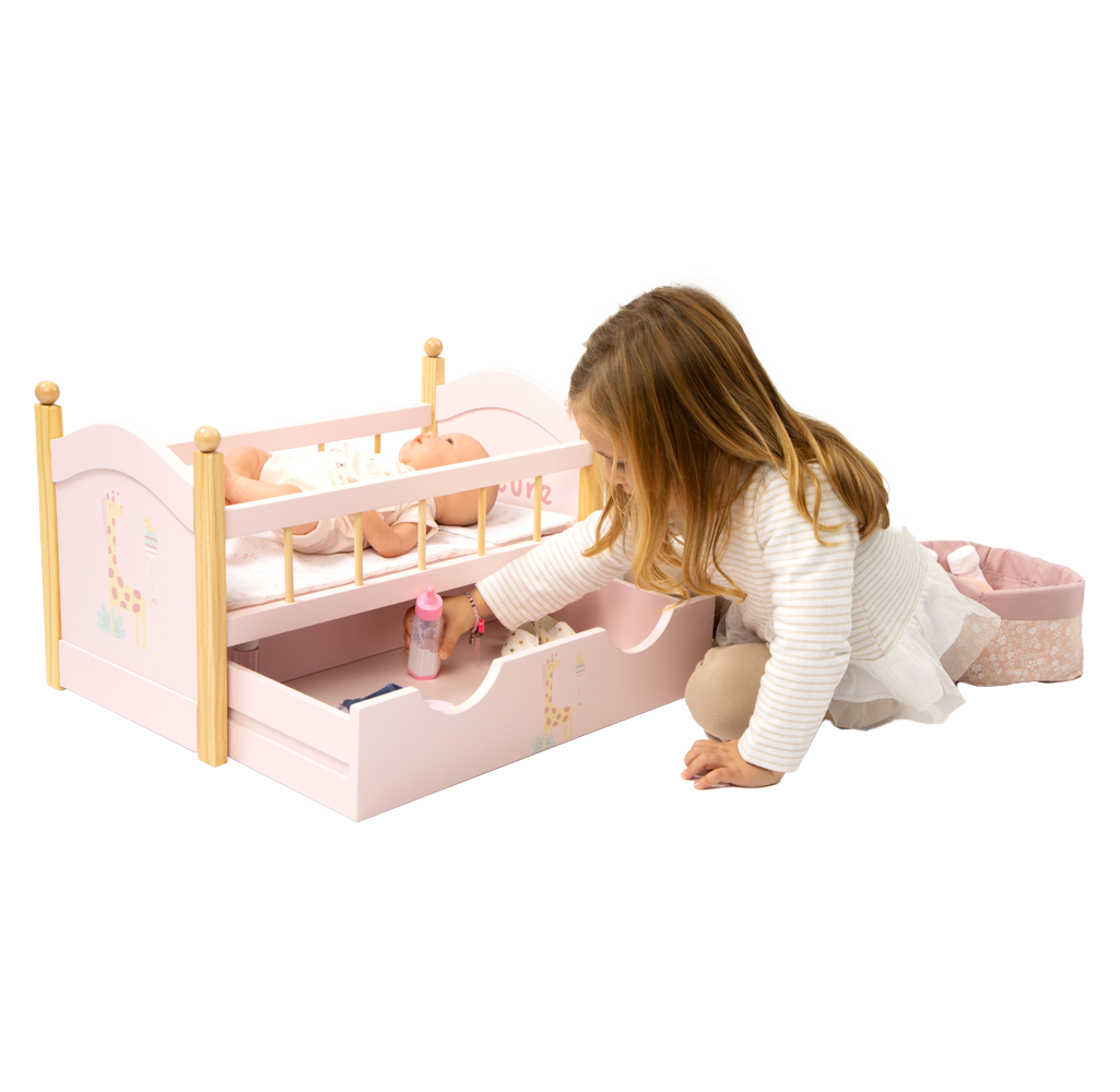 Accesorios Muñecas - Cama con Cajón - Colección Nature - Arias 21584
