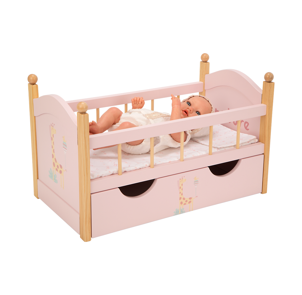 Accesorios Muñecas - Cama con Cajón - Colección Nature - Arias 21584