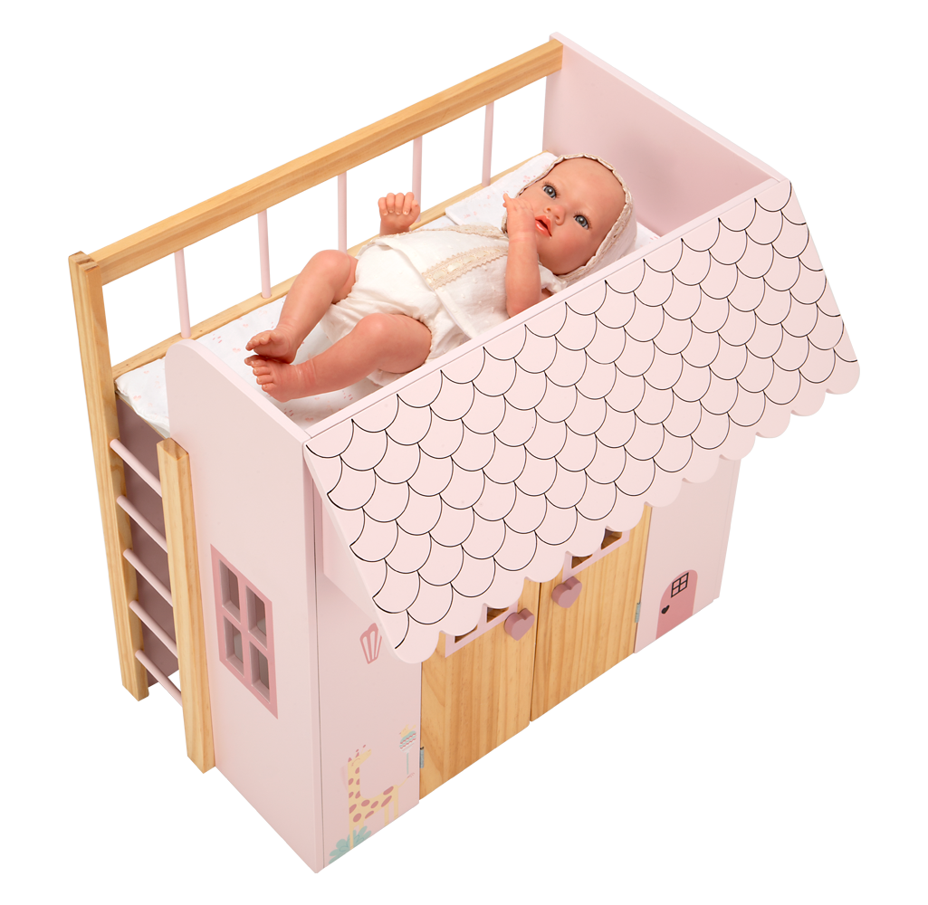 Accesorio Muñecas Cama / Casita de madera - Colección Nature - Arias 21589