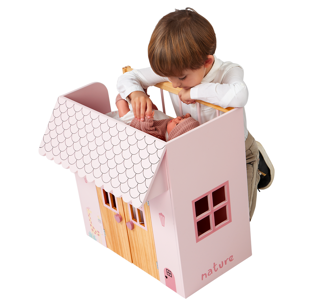 Accesorio Muñecas Cama / Casita de madera - Colección Nature - Arias 21589