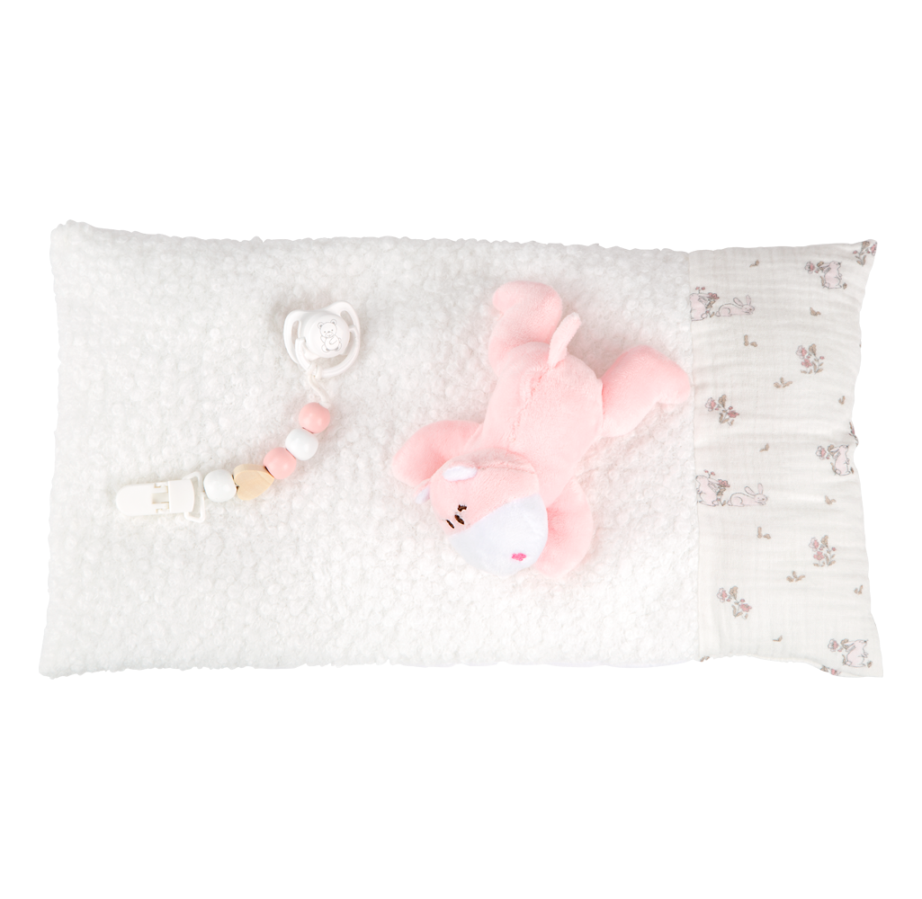 Muñeca Bebe Reborn - Lucia con Cojín y Peluche - Arias 98196