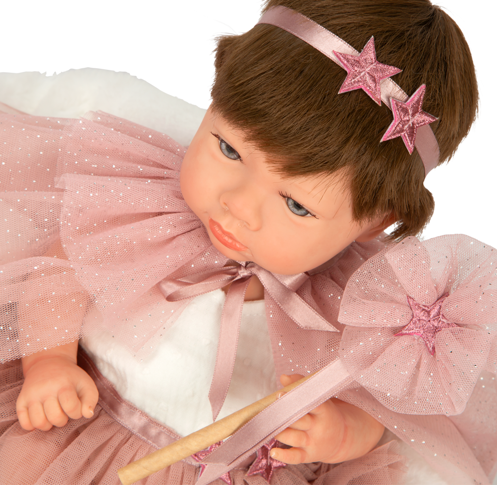 Muñeca Bebe Reborn 38 cm - Princess Rosa con Manta - Arias 98194