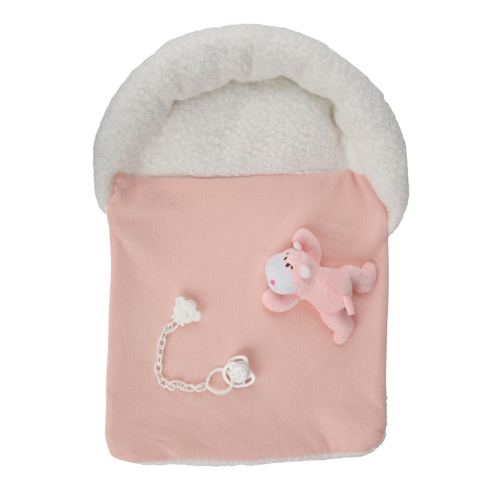 Muñeca Bebe Reborn 40 cm - Ariel con cojín y peluche - Arias 98191