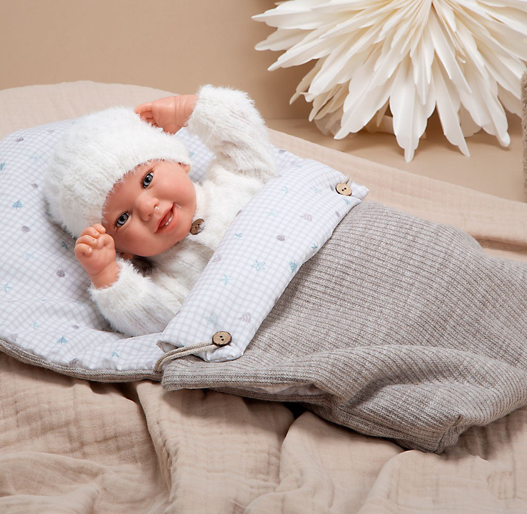 Muñeca Bebe Reborn Arias 45 cm - Henar con Nana - Arias 98185