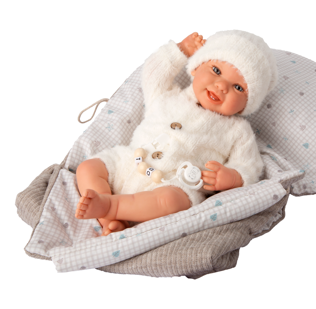 Muñeca Bebe Reborn Arias 45 cm - Henar con Nana - Arias 98185