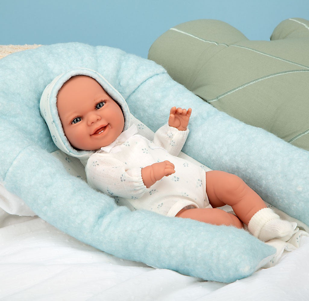 Muñeca de Peso - Elegance 35 cm - Babyto verde con Cojín - Arias 60876