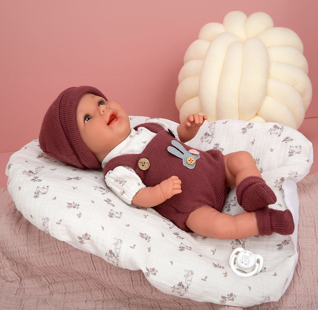 Muñeco de Peso - Elegance 35 cm - Gadi Granate con Cojín - Arias 60888