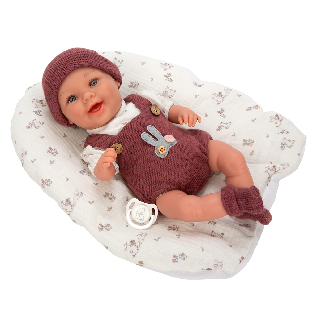 Muñeco de Peso - Elegance 35 cm - Gadi Granate con Cojín - Arias 60888