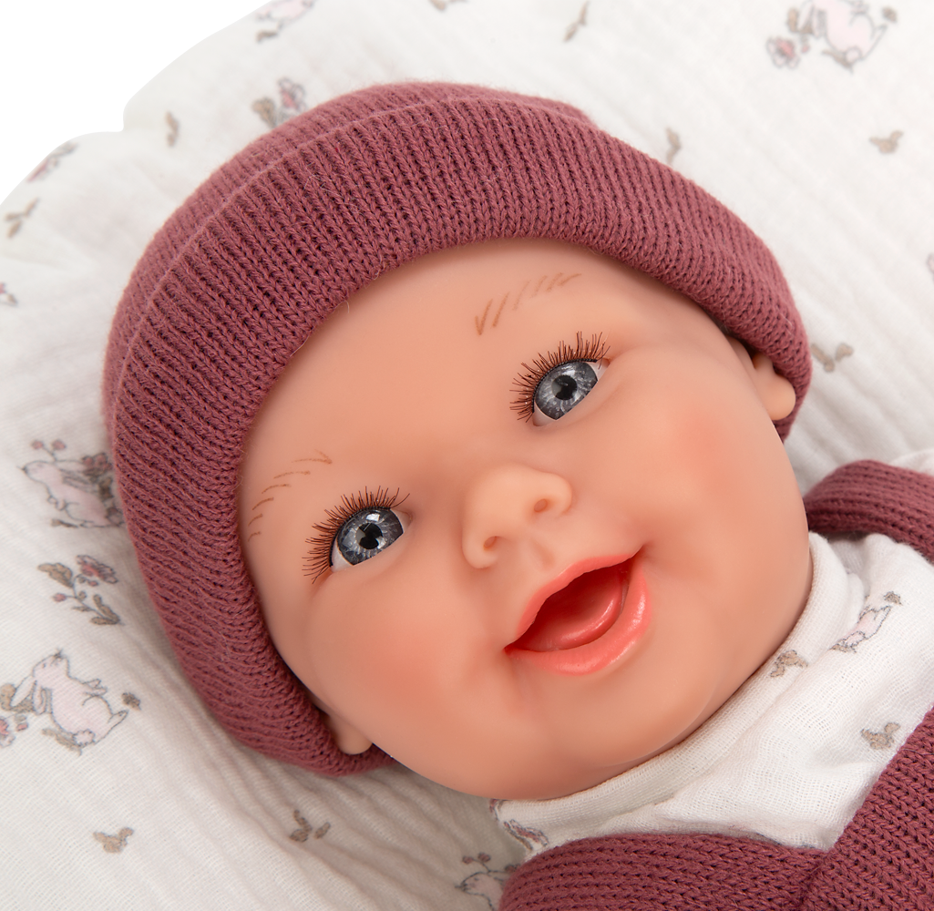 Muñeco de Peso - Elegance 35 cm - Gadi Granate con Cojín - Arias 60888