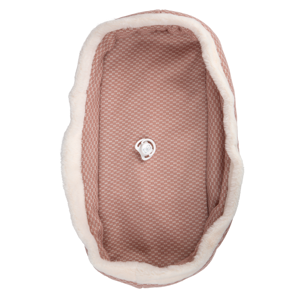 Muñeca de peso Elegance 38 cm - Oli Rosa con Capazo - Arias 60909