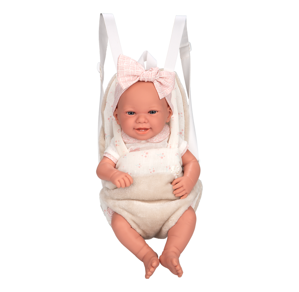 Accesorio Muñecas - Portabebés Beig para muñecos de 40-45 cm - Arias 6333