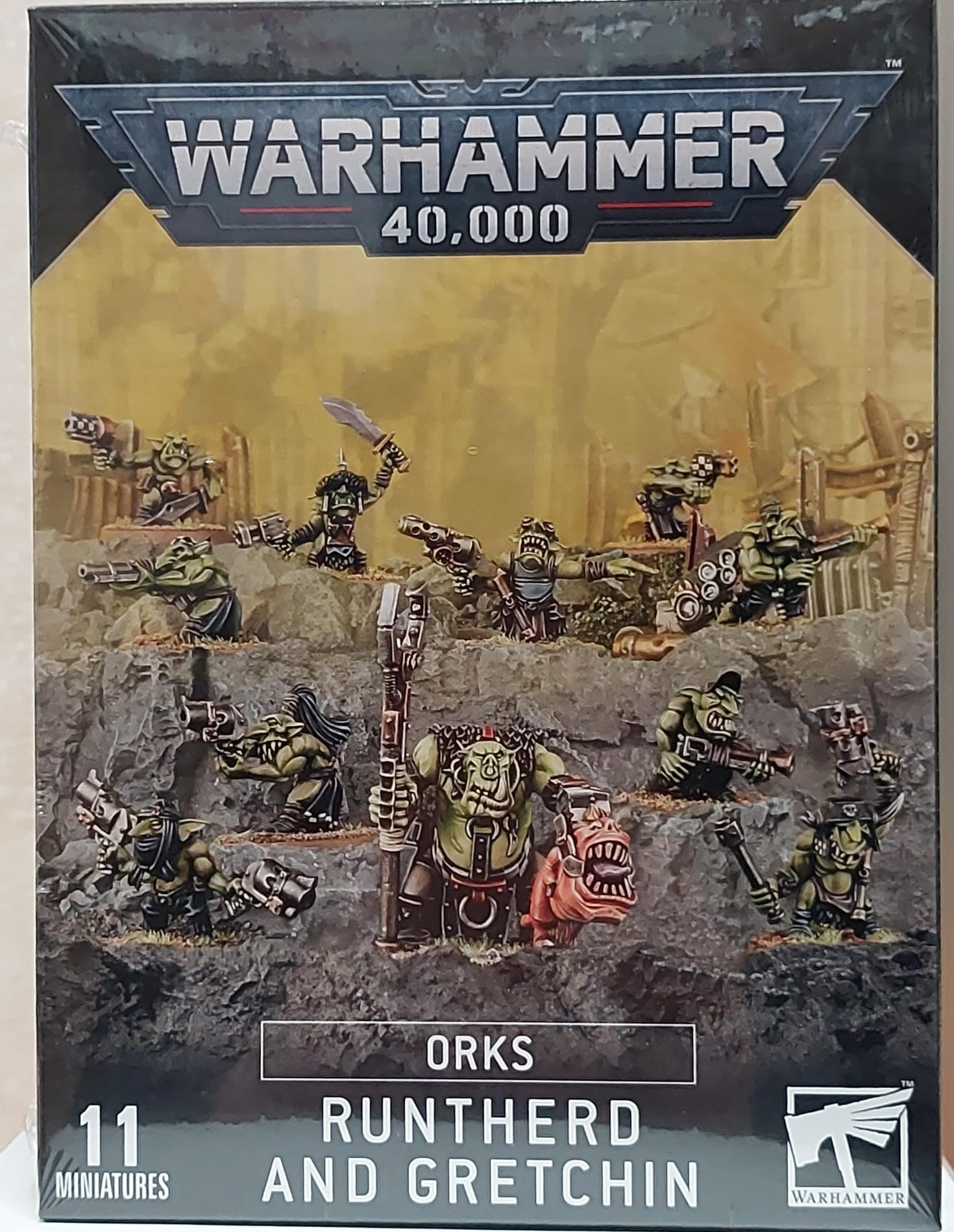 Miniaturas orks runtherd and gretchin - warhammer 50-16