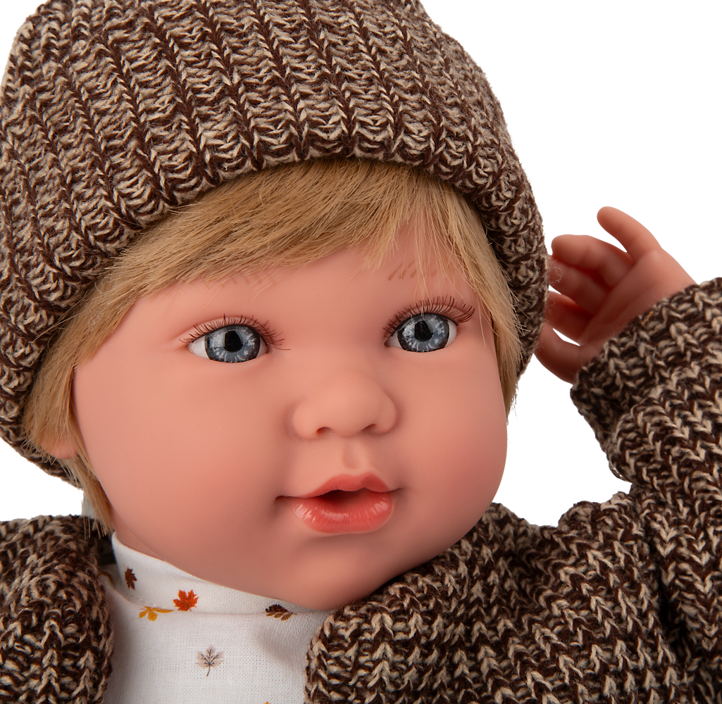 Muñeca Elegance 45 cm - Iria Marrón con Mecanismo 14 sonidos - Arias 65397