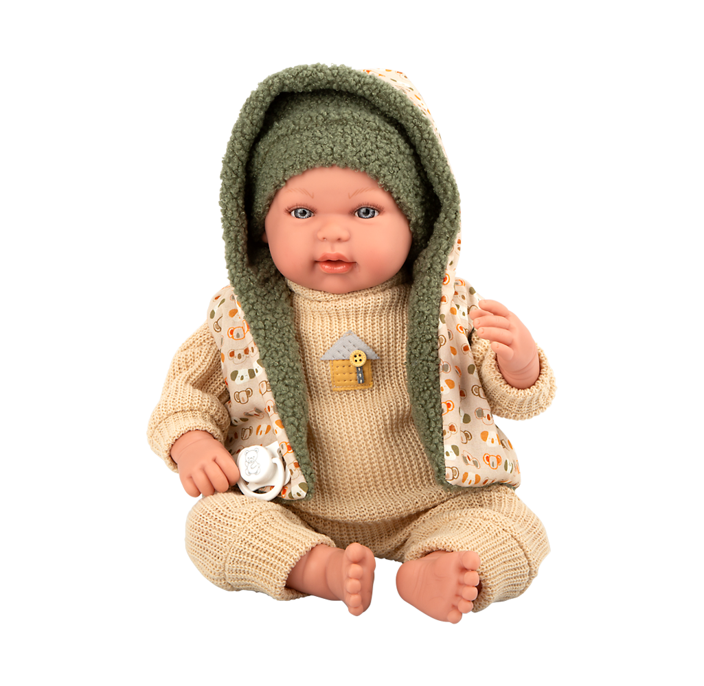Muñeca elegance 45 cm - mies verde con mecanismo de lloro try me - arias 65399