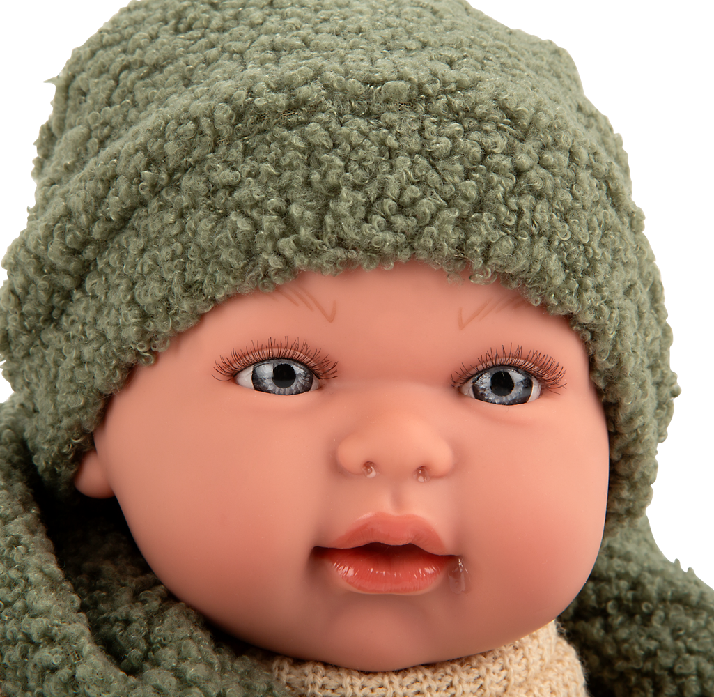 Muñeca elegance 45 cm - mies verde con mecanismo de lloro try me - arias 65399