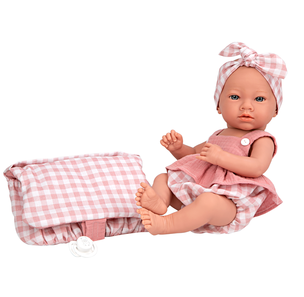 Muñeca Elegance 38 cm - Aria Rosa con Bolso - Arias 60798