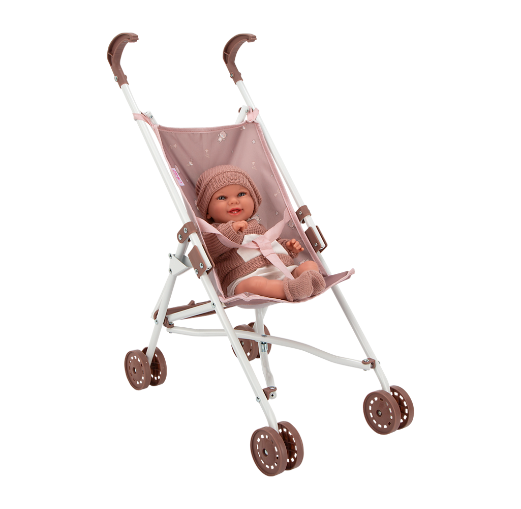 Silla de Paseo para Muñecas - Sillita Paseo Bear 27x47x58cm - Arias 40861