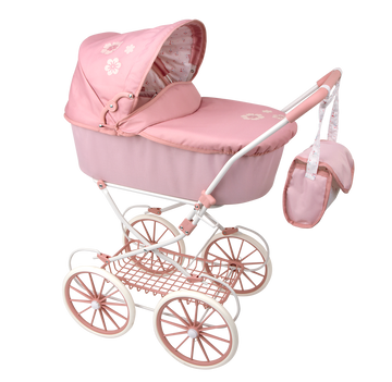 Carricoche para Muñecas con Capota y Bolso de la colección Elegance 70x42x90 cm - Arias 40920